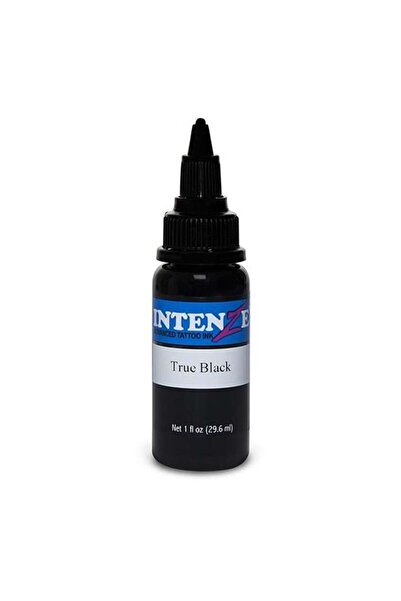 intenze True Black - Dövme Boyası - 1oz/30ml
