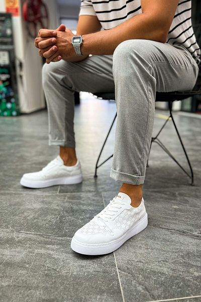 Chekich Ch153 - Cbt Oxford Men's Shoes White