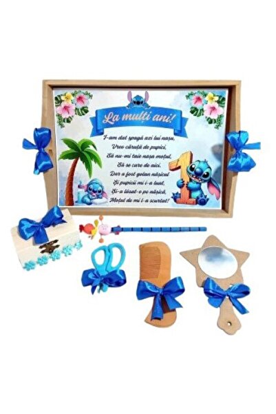 OEM Set tava mot/turta 6 piese, personalizat Stitch