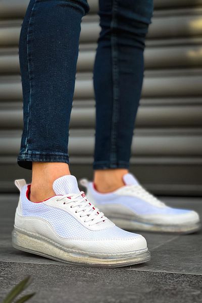 Chekich CH181 RRT İpekyol Men's Shoes WHITE / RED