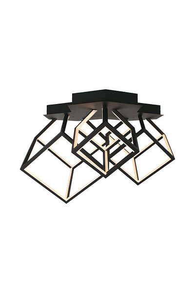 V-TAC LED ceiling light 15342, 46W, 4900lm, warm light, IP20, black,