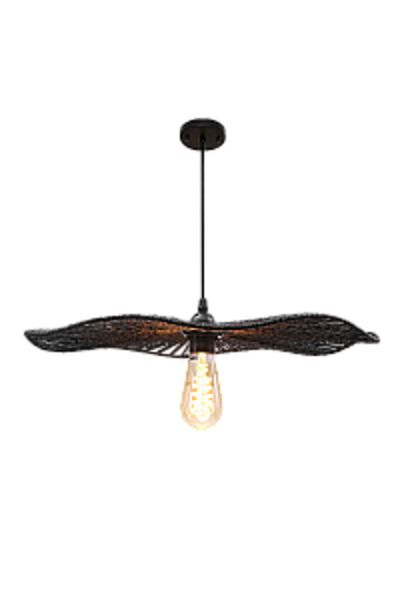 Hummer Ceiling Pendant Bamboo Black E27 1L Diameter 650mm
