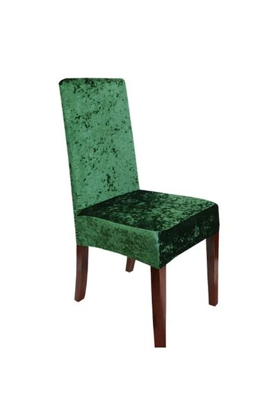 OEM Set 4 huse de scaun, Catifea Fina, Uni Stralucitor, Verde Smarald