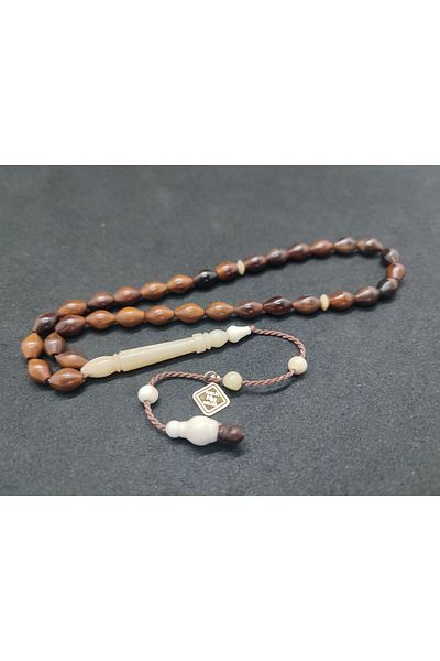 İskeçe Exclusive Halil Hilmi Master Artifact Hand Size Camel Bone Combination Natural Kuka Certified 8212
