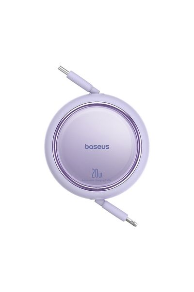 Baseus Cablu retractabil USB-C Free2Pull - iPhone Lightning 20W 1m - Mov