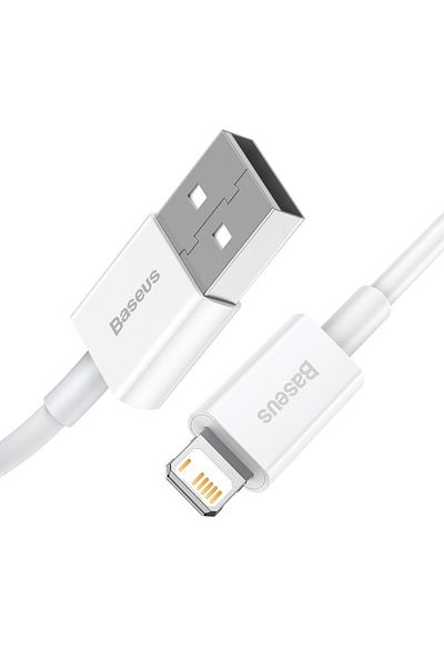 Baseus Superior kabel przewód USB Iphone Lightning 2.4A 1m Biały