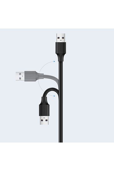 Ugreen Przedłużacz adapter do kabla przewodu USB 2.0 50cm czarny