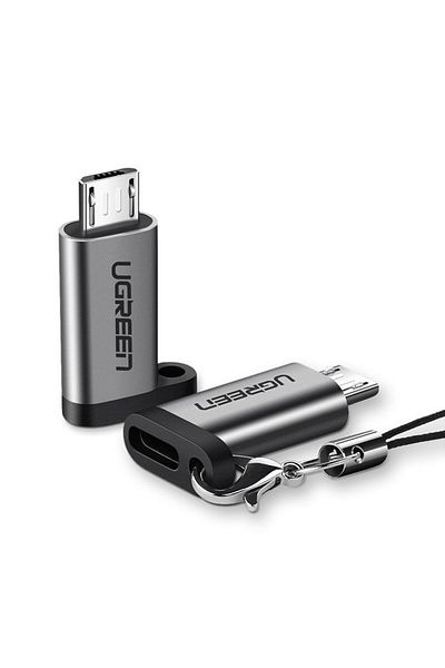 Ugreen Adaptor USB-C la micro USB - gri