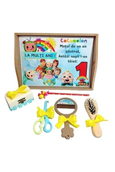 OEM Set tava mot/turta 6 piese, personalizat Cocomelon