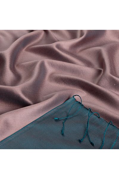 ipekevi Orange Blossom Double Sided Silk Shawl