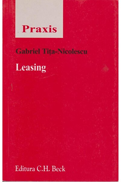 Editura CH Beck Leasing, Nicolescu Gabriel Tita