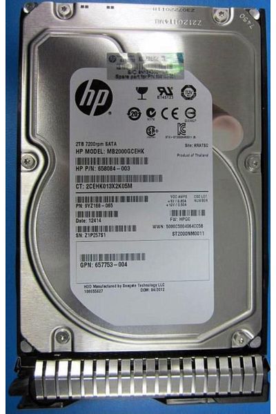 HP Enterprise HDD 2TB 7.2K SATA 3.5, 702661-001