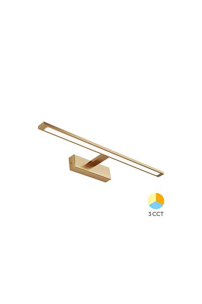 Braytron Lampă oglindă CORP LED PT BAIE 12W 3IN1 600MM AURIU IP44 ARIA