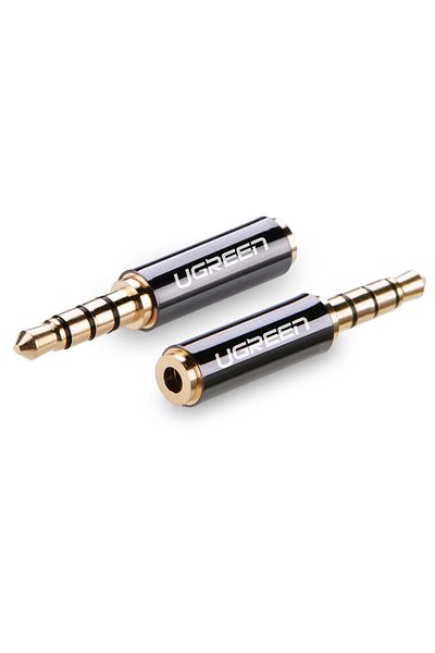 Ugreen Adapter przejściówka audio jack 3.5mm męski do jack 2.5mm żeński czarny