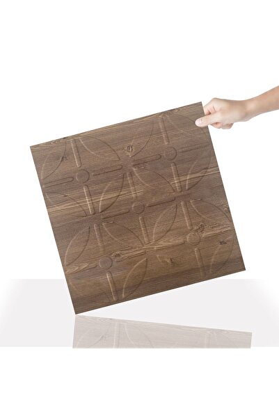 TİNK 3 Boyutlu Duvar Paneli Kabartmalı Geometrik Yuvarlak Desen Pvc 41x41 cm/...