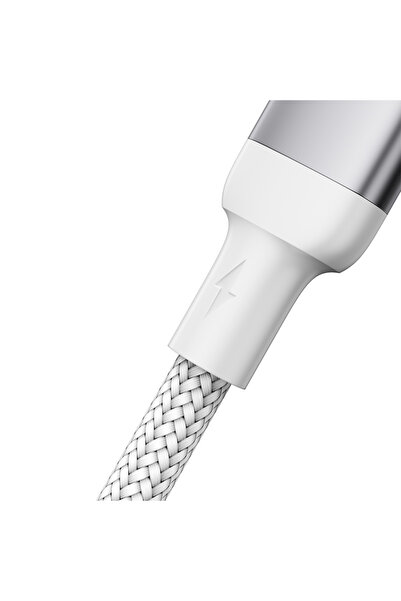 Joyroom Wytrzymały kabel do iPhone A10 Series w oplocie USB-C - Lightning 20W 2m biały