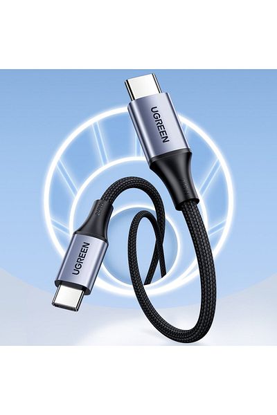 Ugreen Kabel przewód w oplocie USB-C Power Delivery 240W 5A 2m szary