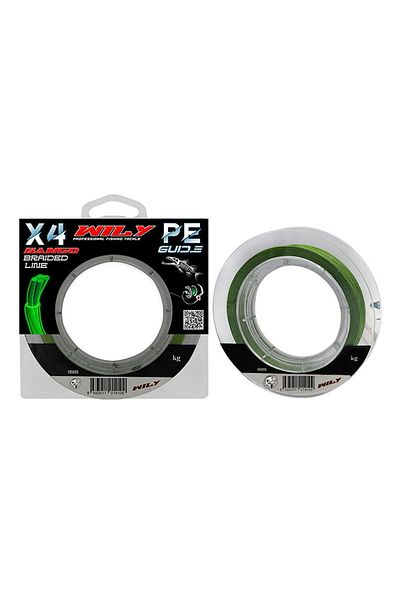 Wily Bango 4X Line Fishing Line 0,23mm 300 Mt Green
