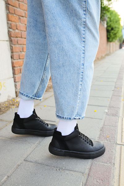 Chekich CH004 CST Hide Men's Shoes BLACK
