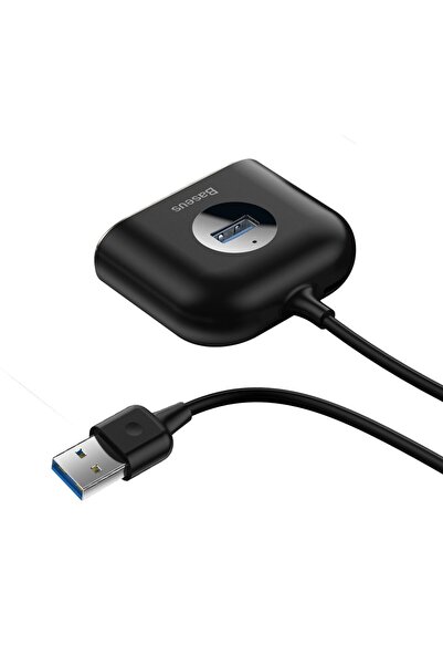 Baseus Adaptor USB HUB 4 în 1 USB 3.0 la USB 3.0*1+USB 2.0*3 1m Negru