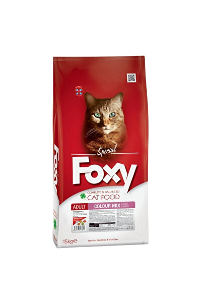 Foxy Colour Mix Yetişkin Kedi Maması 15 Kg