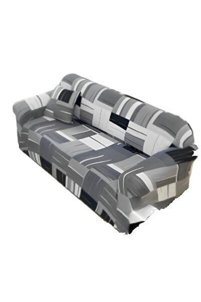 JOJO HOME Elastic Sofa Cover, Jojo Home, Abstract Non-Colors, M-2 Seats, 140x...