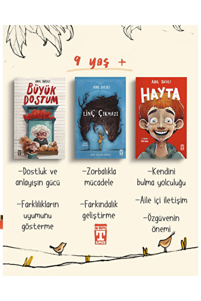 Genç Timaş 9 yaş+ -Linç Çıkmazı, Hayta, Büyük Dostum(3KİTAP)