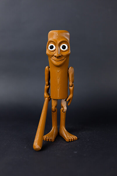 domini Tung Tung Tung Sahur - Eklemli - Figür / Büst - 17cm