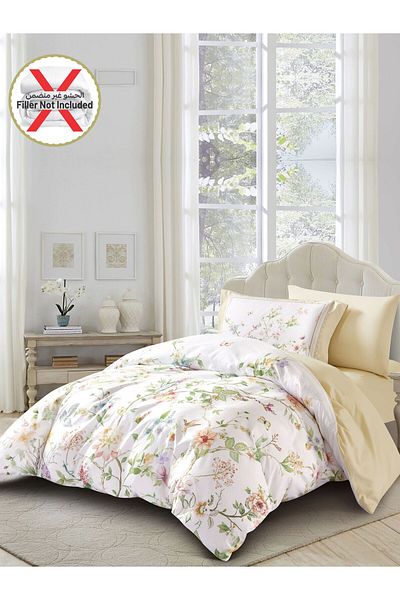 Donetella 4-piece Duvet Cover Set, Queen Size 200 X 230cm, Microfiber, (WITHOUT FILLER)