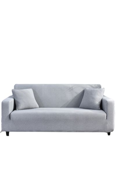 JOJO HOME Elastic Sofa Cover, Jojo Home, Uni, M-2 Seats, 140x180cm, Light Gray