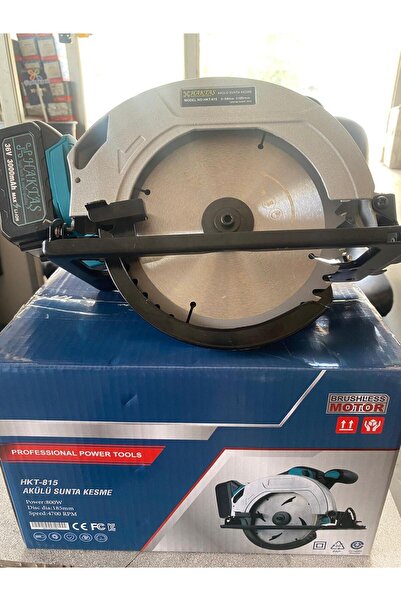 HAKTAŞ high tech & superquality Haktaş Şarjlı Ahşap Sunta Kesme Makinesi (Çift Akülü)