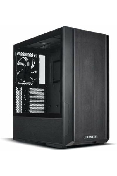Lian Li علبة كمبيوتر Lian Li LancooL 216 سوداء من الفولاذ/الزجاج المقسّى ATX Mid Tower