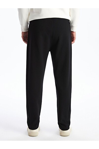 LC Waikiki Μαύρο ανδρικό αθλητικό παντελόνι Standard Fit