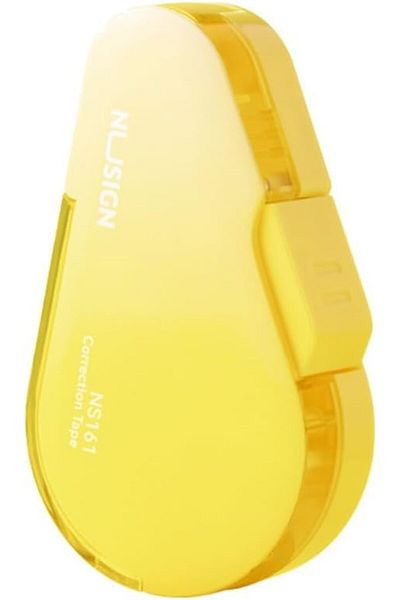 Deli NS161 High-Coverage Correction Tape, 5 mm x 6 meter Size, Gold