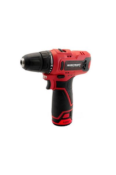 Worcraft Drill, screwdriver (drill), with 1.5 Ah battery, 12 V Li-ion charger, tool kit
