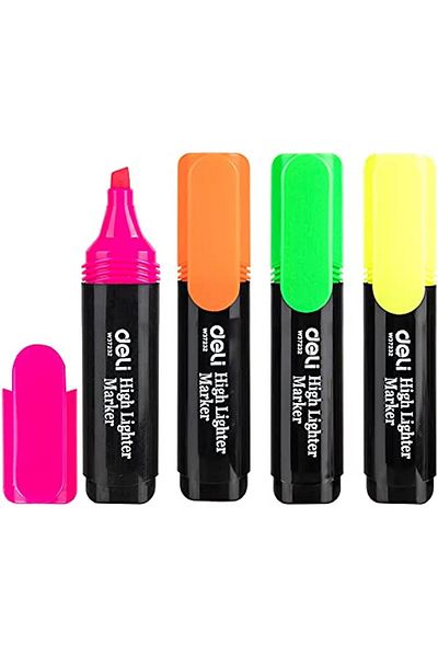 Deli 4PCS Highlighter Set 4 Colors E37232