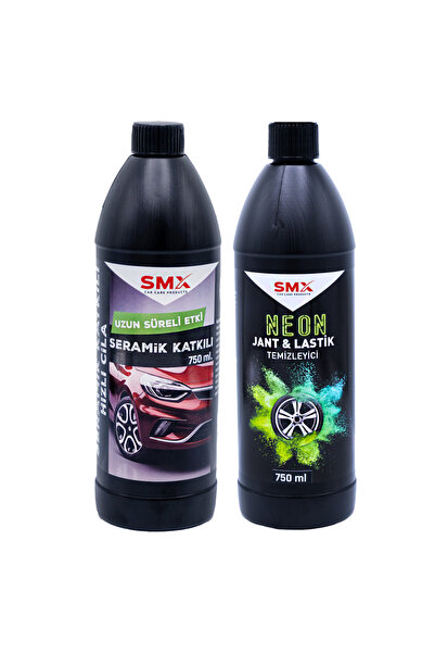 SMX Seramik Katkılı Hızlı ve Pratik Cila 750ml.+ Neon Jant Temizleyici 750 ml.