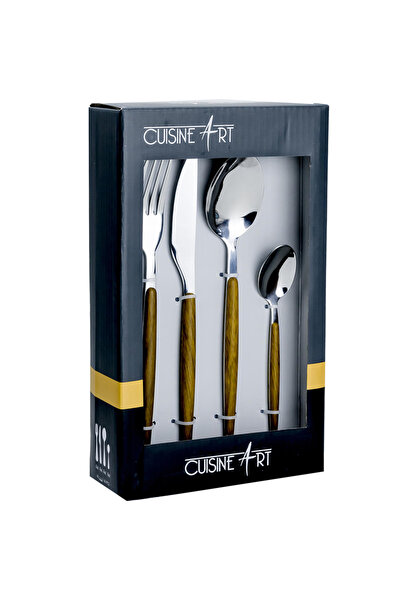Cuisine Art By Styli مجموعة أدوات المائدة فيسبر من كوزين آرت، 16 قطعة