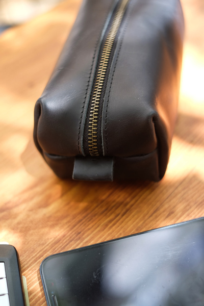 naft Voyager - Hakliki Deri Pratik El Çantası - Doppkit -siyah -anahtarlık Hediyeli Set (Small)