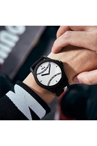 Fila Adult Unisex Analog Watch, Black 38-864-003, 43 mm