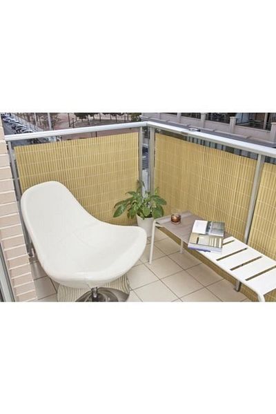 Artool Balcony screen, terrace, PVC fence, bamboo style, 1300 g/m2, UV, 3&#215;1.5 m