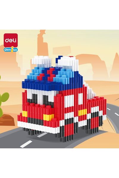 Deli EH736 Kids Building Block Set 400-Pieces