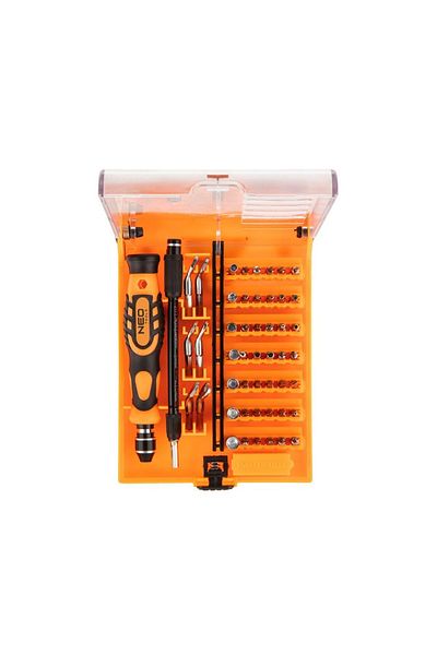 NEO 53-piece precision tip set with handle