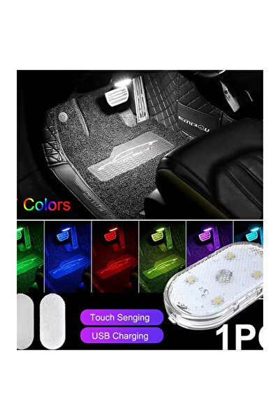 Genel Markalar 7 Renk Modlu Dokunmatik Sensörlü Mini LED Lamba | Gece Lambası...