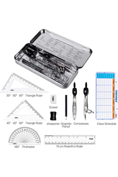 Deli Geometry Set Ergonomic Handle Head For Compass EG30695