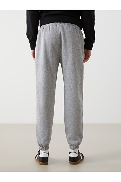 LC Waikiki Γκρι Standard Fit Ανδρικό Χοντρό Φούτερ Jogger