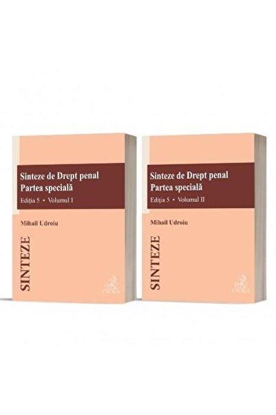 Editura CH Beck Sinteze de Drept penal. Partea speciala (volumul I