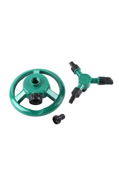 Mercaton Garden Rotating Sprinkler with 3 Adjustable Arms, Mercaton, 360° Rotation, Plastic, UV Resistant, 12
