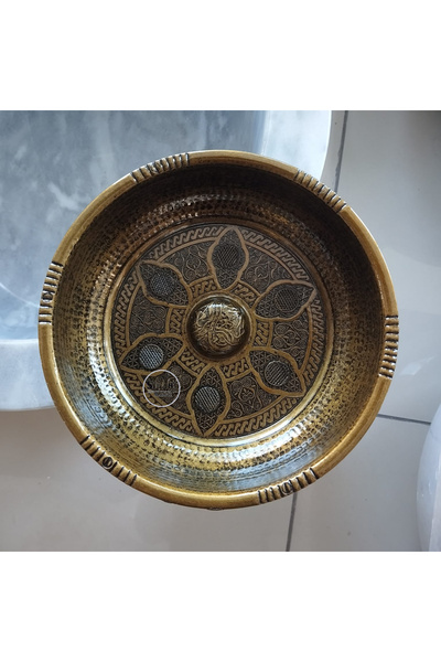 STARMARBLE Antique Plated Ottoman Bath Stone - Brass