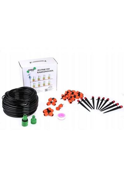 gardenline Spray irrigation system, 10 sprinklers, 71 pieces, 10 m,